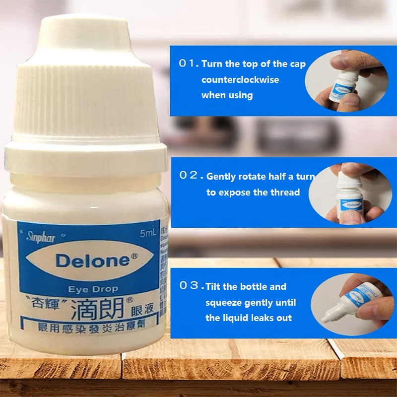 Sinphra Drip Lang Dog Cat Eye Drops Cat Eye Inflammation Pet Eye Drops