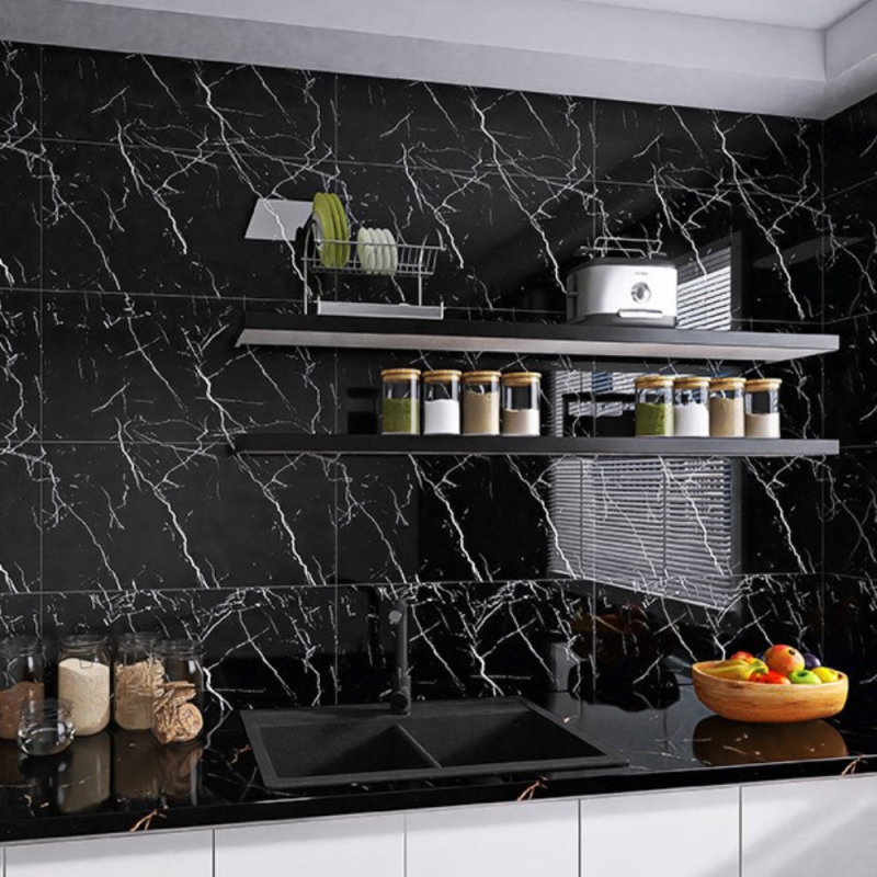 [BOX] 43sqft/20pcs WALLSTICKER PVC 30×60cm Marble Wallpaper adhesive