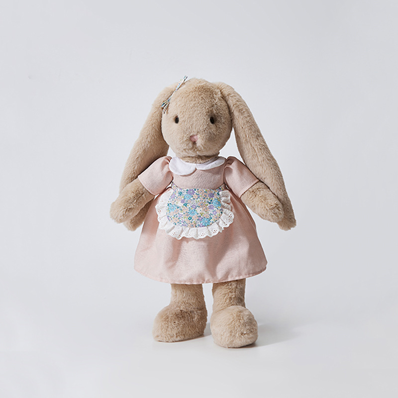 40cm Cute Skirt Fluffy Rabbit Plush Toy Soft Stuffed Animals Kids Bunny ...