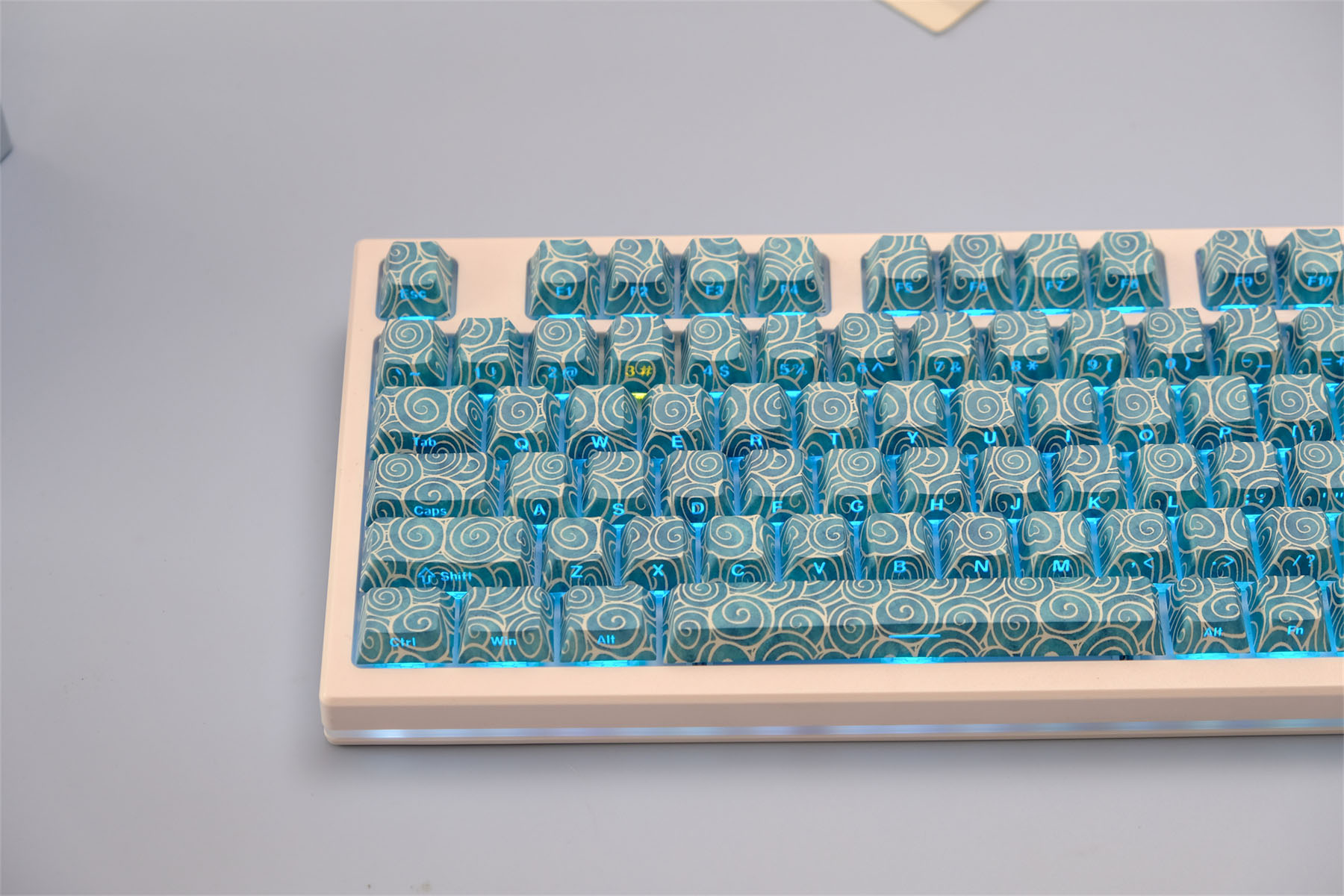 Vortex Side Shine Through Keycaps PBT Dye-sub Cherry Profile Keycap ...