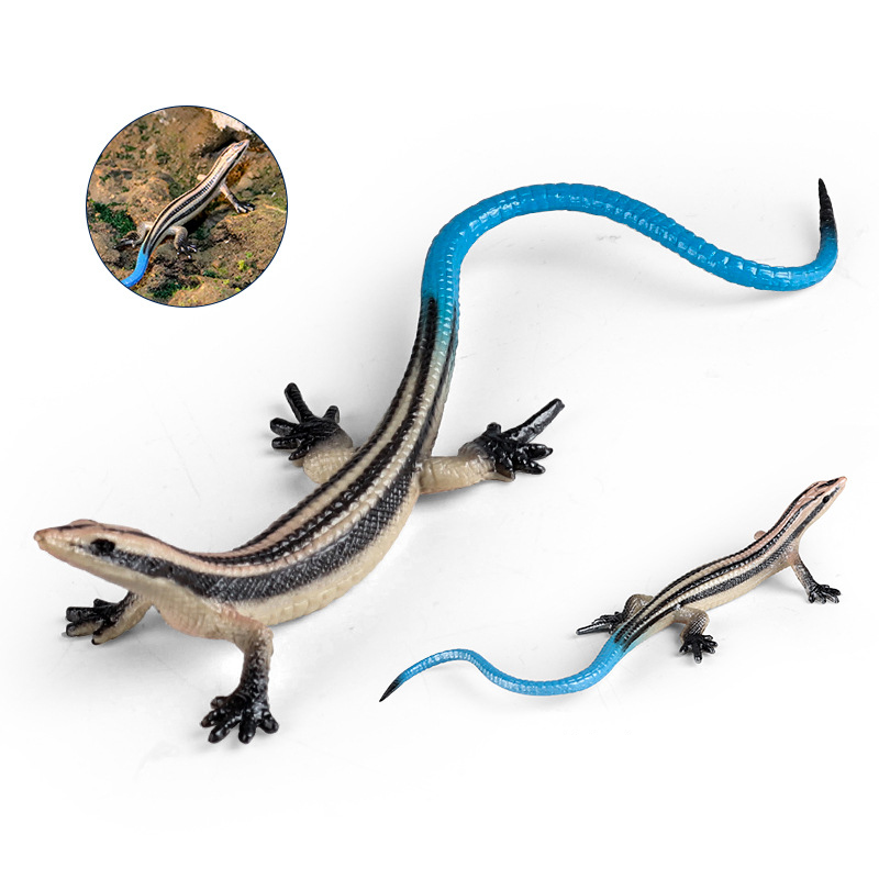 Simulated wild animal grass lizard model solid plastic reptile lizard ...