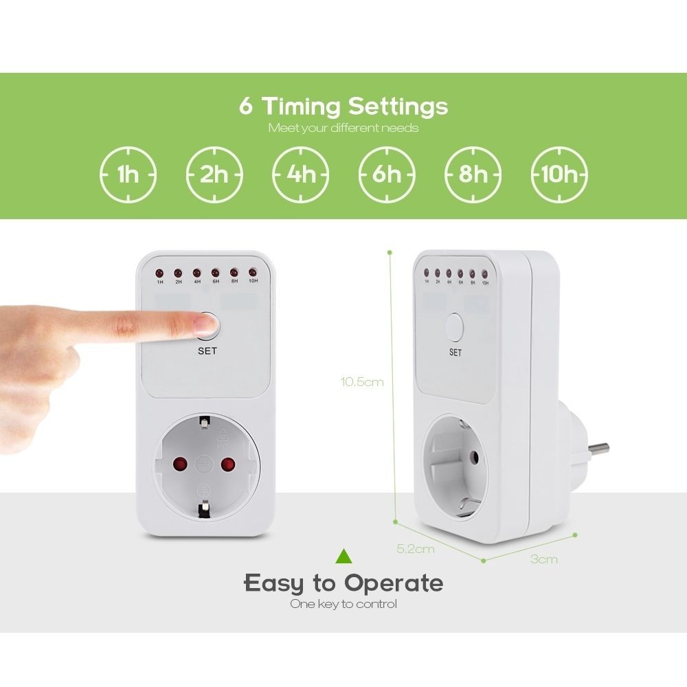 Actver Countdown Timer Switch Smart Control Plug-in UK EU Socket ...