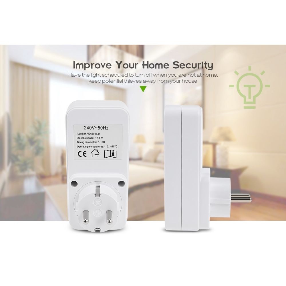 Actver Countdown Timer Switch Smart Control Plug-in UK EU Socket ...