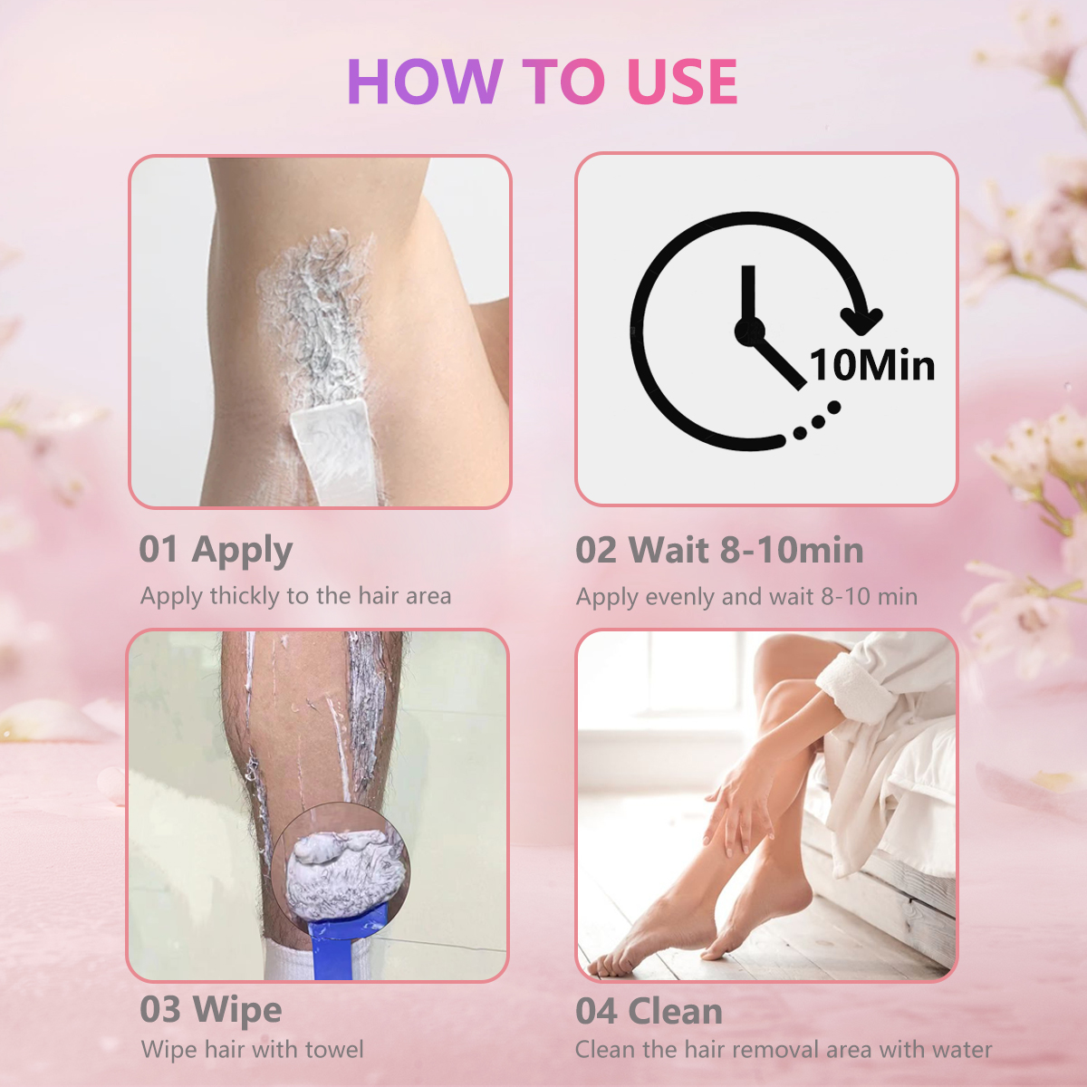 QUARXERY Hair Removal Cream Legs body Armpit hands private parts ...