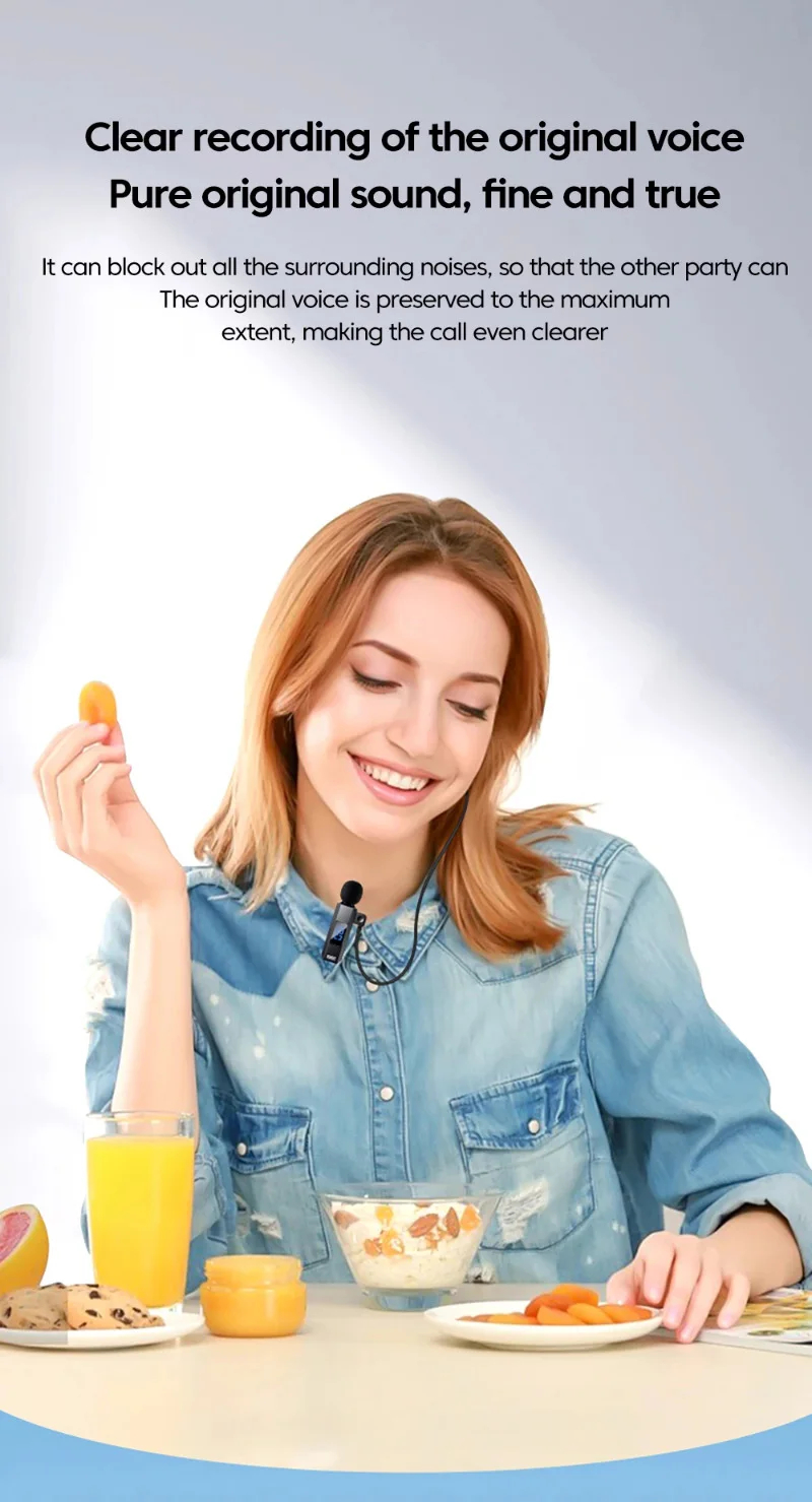 V5.5 Collarclip Noise Canceling Headphones Bluetooth Wireless Earbuds