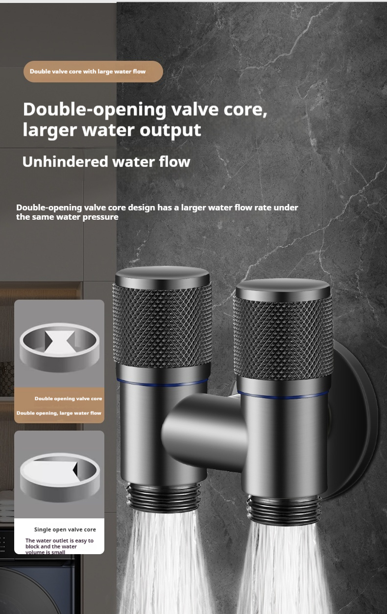 [Ready Stock] Washing Machine Faucet Automatic Water Stop Valve