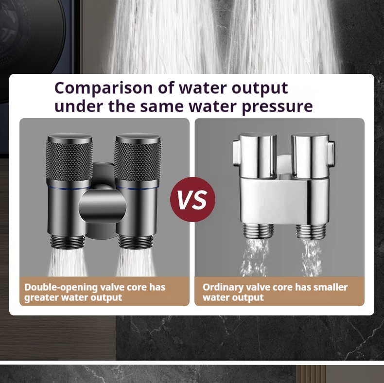 [Ready Stock] Washing Machine Faucet Automatic Water Stop Valve