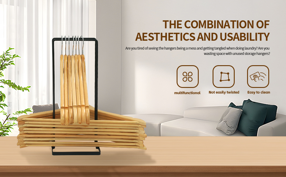 Multifunction Hanger Organizer Detachable Clothes Hanger Stacker Rack ...