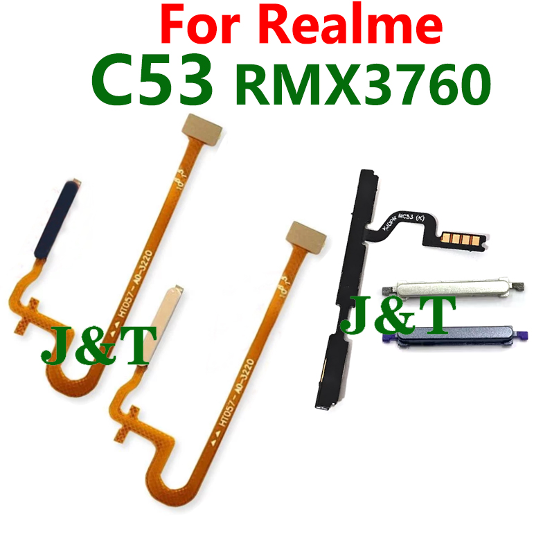 Nappe (coque) Power + Volume Pour Realme C53 - Pièce Détachée D'occasion, Fonctionnelle