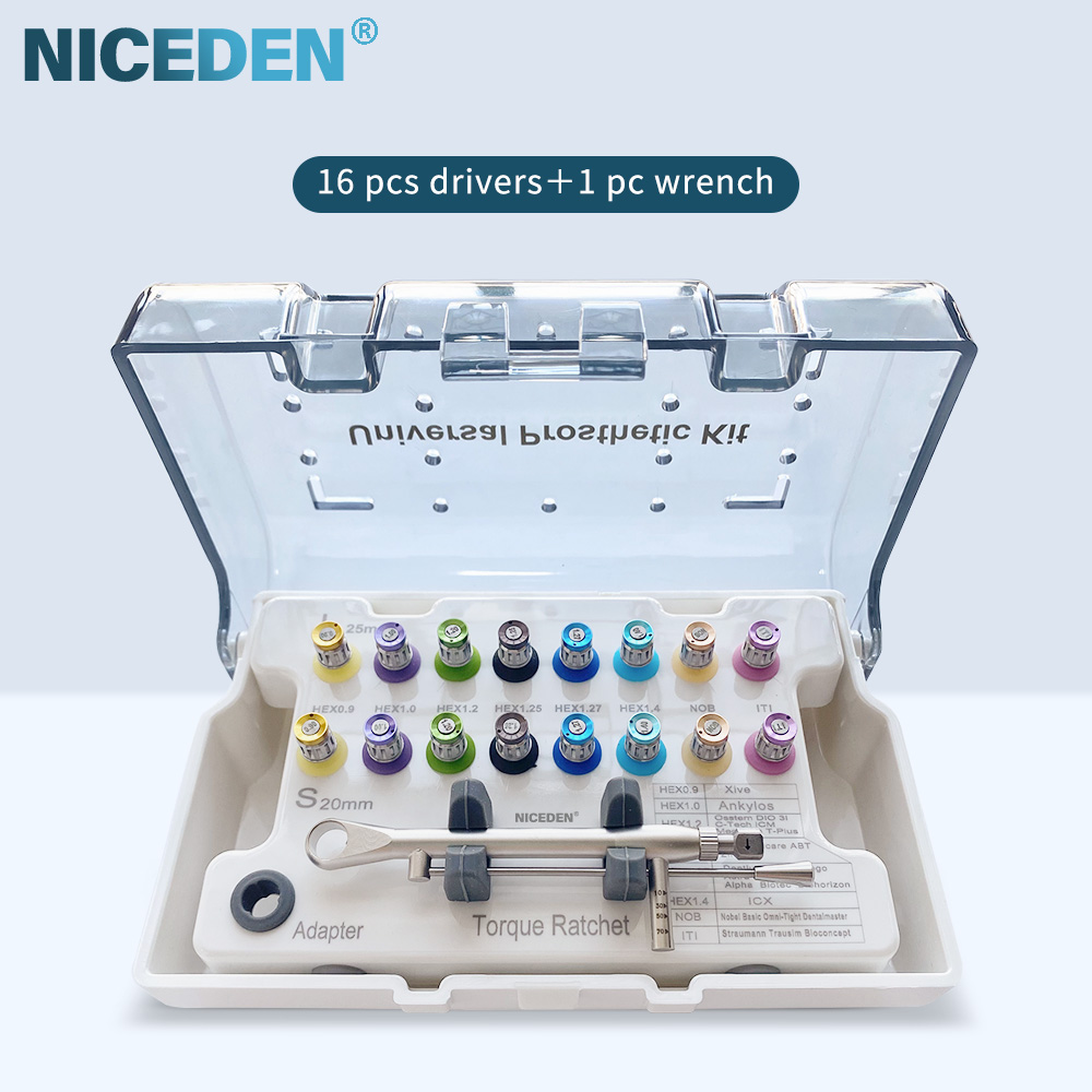 NICEDEN Dental Universal Tools Colorful Restoration Kit Dentistry