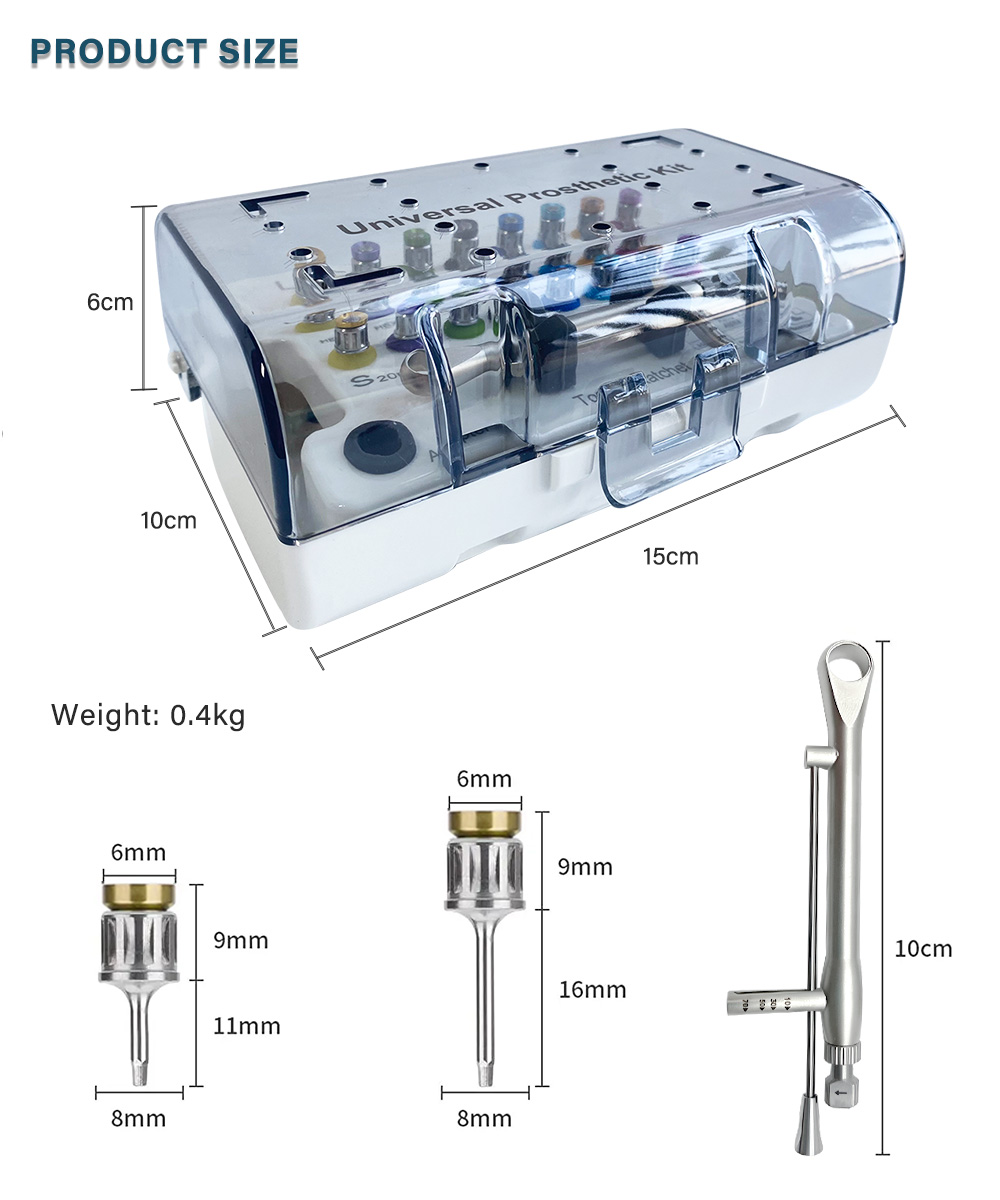 NICEDEN Dental Universal Tools Colorful Restoration Kit Dentistry