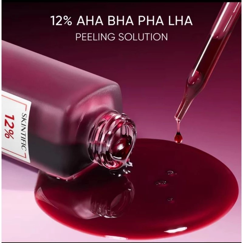 [New Launch] SKINTIFIC Peeling Solution 12 AHA BHA PHA LHA ACID