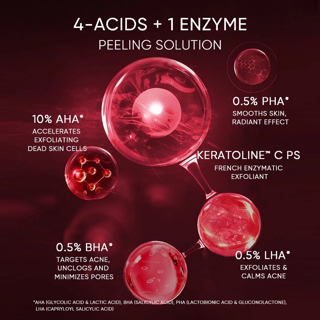 [New Launch] SKINTIFIC Peeling Solution 12 AHA BHA PHA LHA ACID