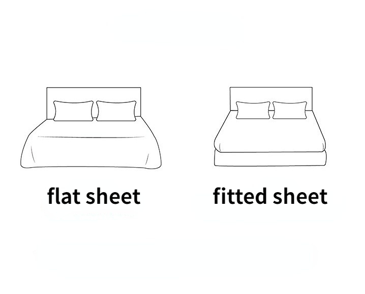 Bow towel embroidery Super soft 4 IN 1 Bed Sheet Set Cartoon Bedding