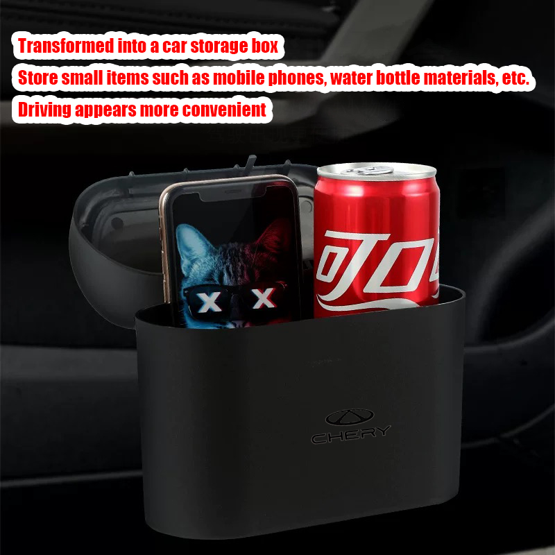 ZLWR car trash can car storage box door car hanging car storage bucket ...