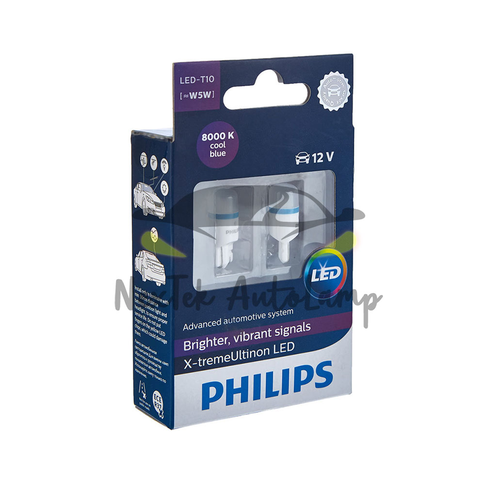 Philips W5W LED T10 Ultinon Pro3000 SL Bianco Freddo 6000K 12V - Foto 7