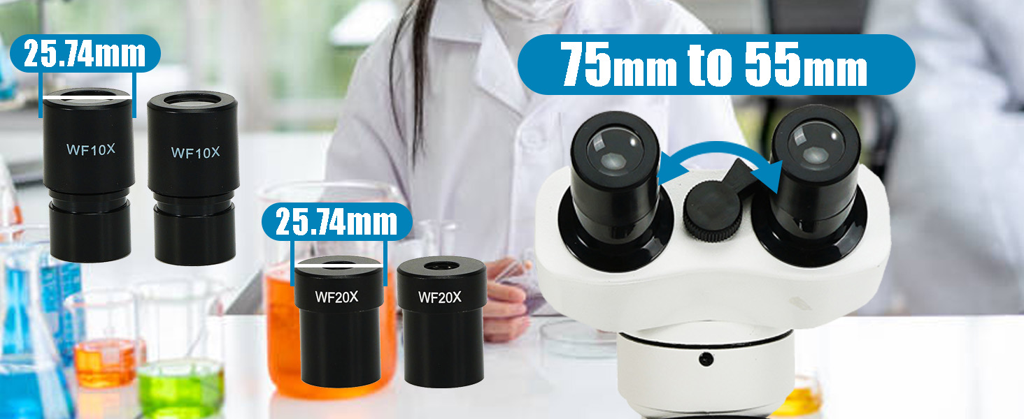 thumbnail: Svbony SV601 Microscoop 80X-1600X - Biologische Microscoop Met Mechanisch Podium En Dubbele LED Verlichting