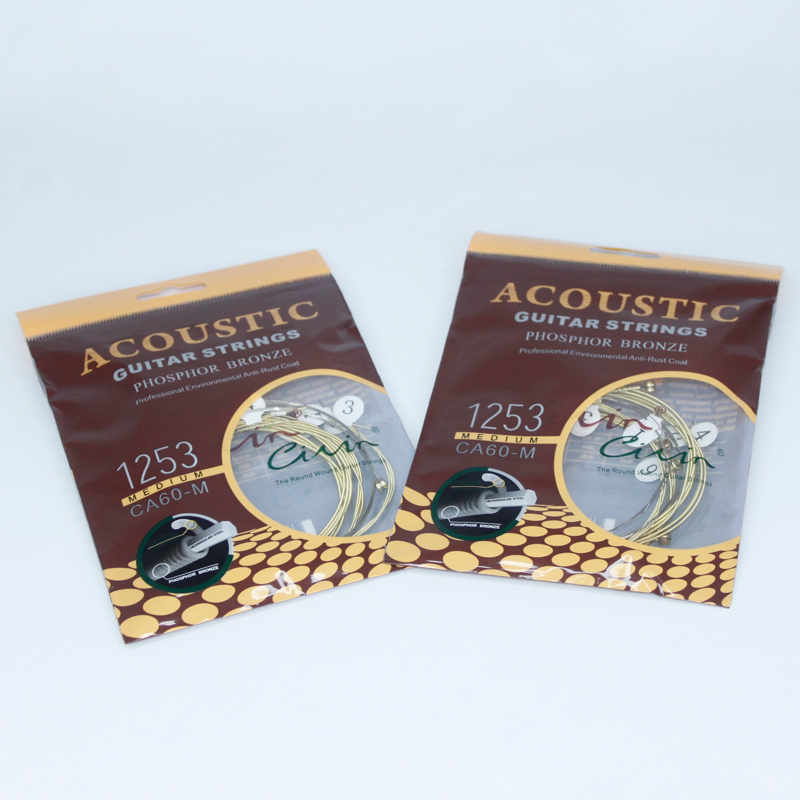 6-String Acoustic Guitar Kit, Two Types of Folk Strings, Phosphor ...