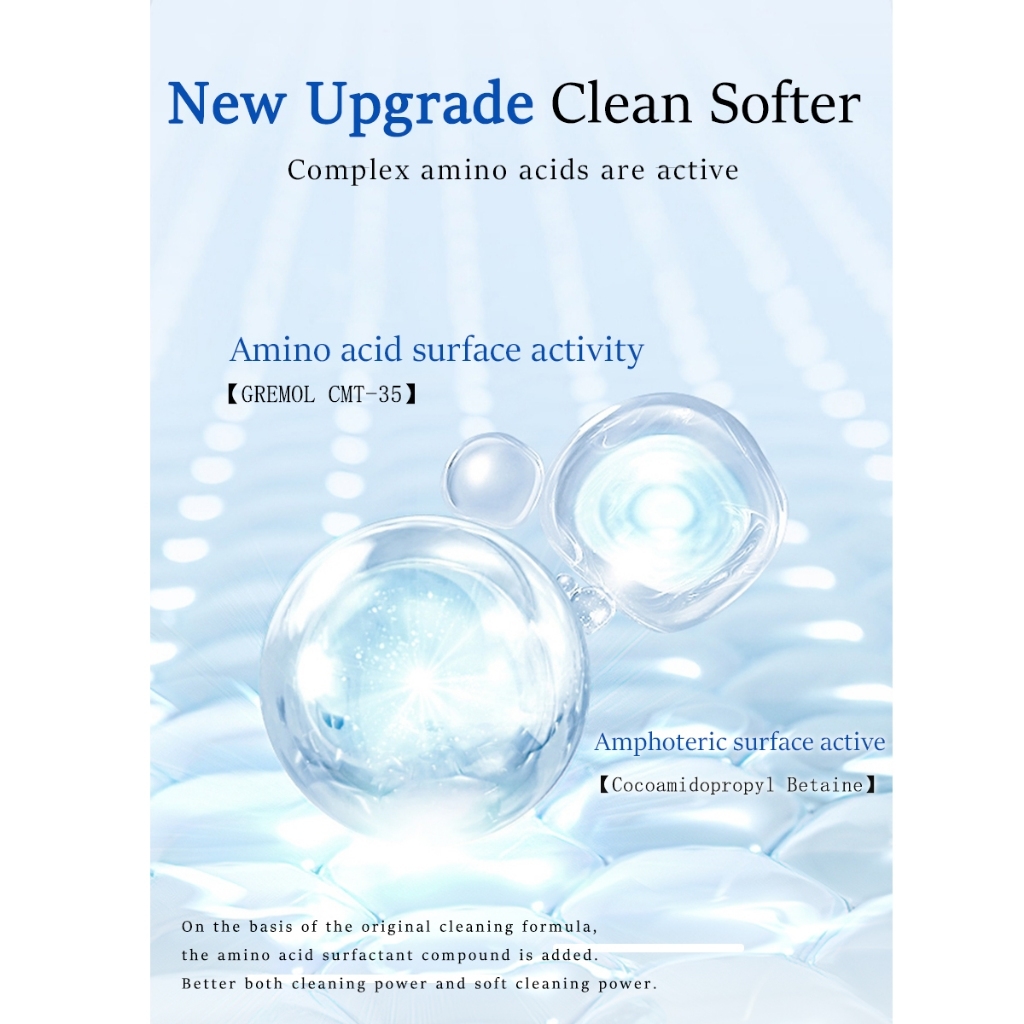 Amino Acid Facial Cleanser Moisturize Clean Foam Oil Control Blackheads