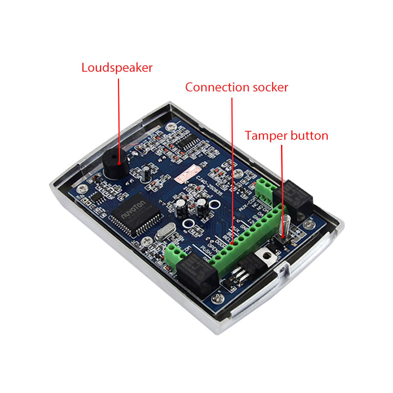 RFID Metal Access Control EM Card Reader Keypad with 10 EM4100 keyfobs ...