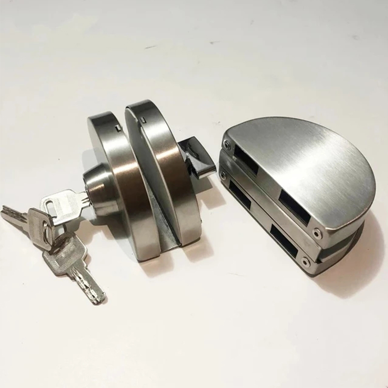 1 Set Double Open Glass Door Lock Stainless Steel Double Bolt Sliding Door Lock Office Glass Door Security Lock Home Hardware I4449763742 - View #11