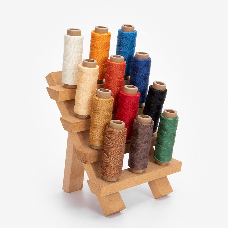 WUTA Waxed Thread Round Polyester Sewing Threads Leather Craft Hand ...