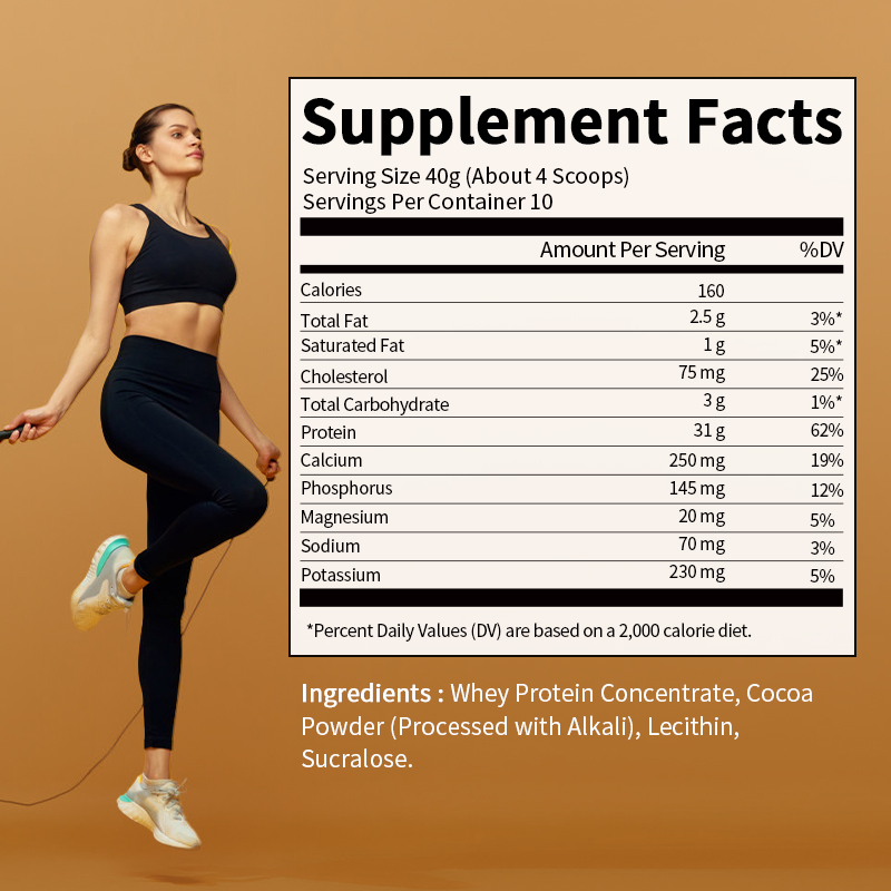 Minch WHEY PROTEIN Powder Chocolate Flavor Improves Athletic