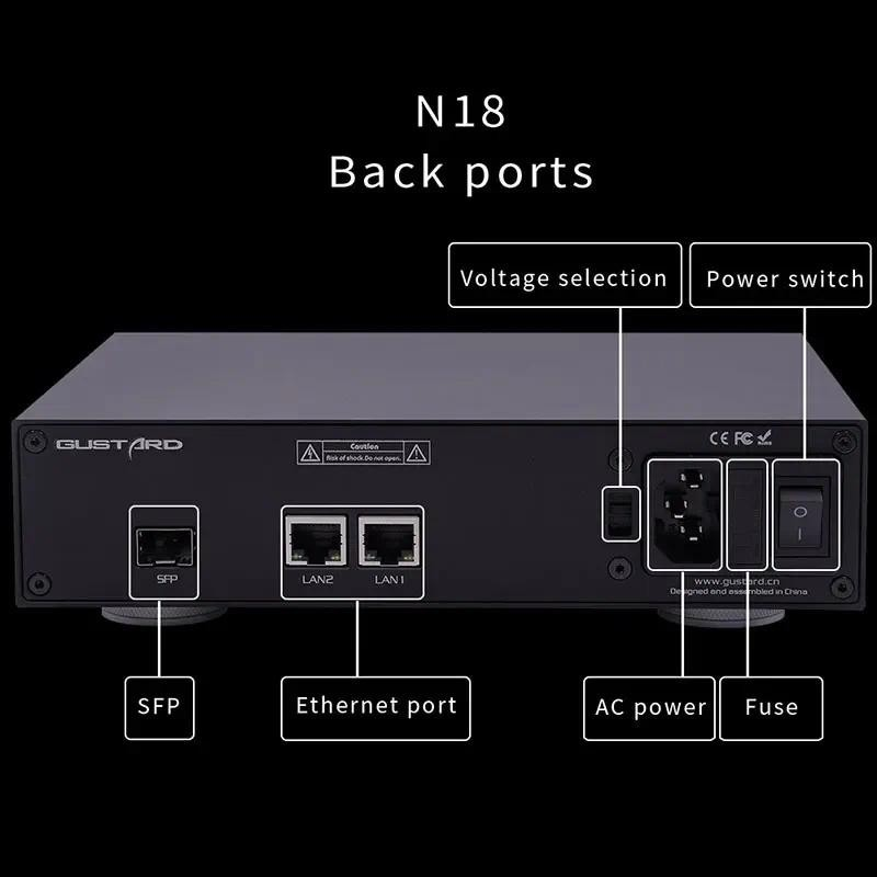 Gustard N18 N18pro HIFI Audio Switch Photoelectric Isolation Builtin