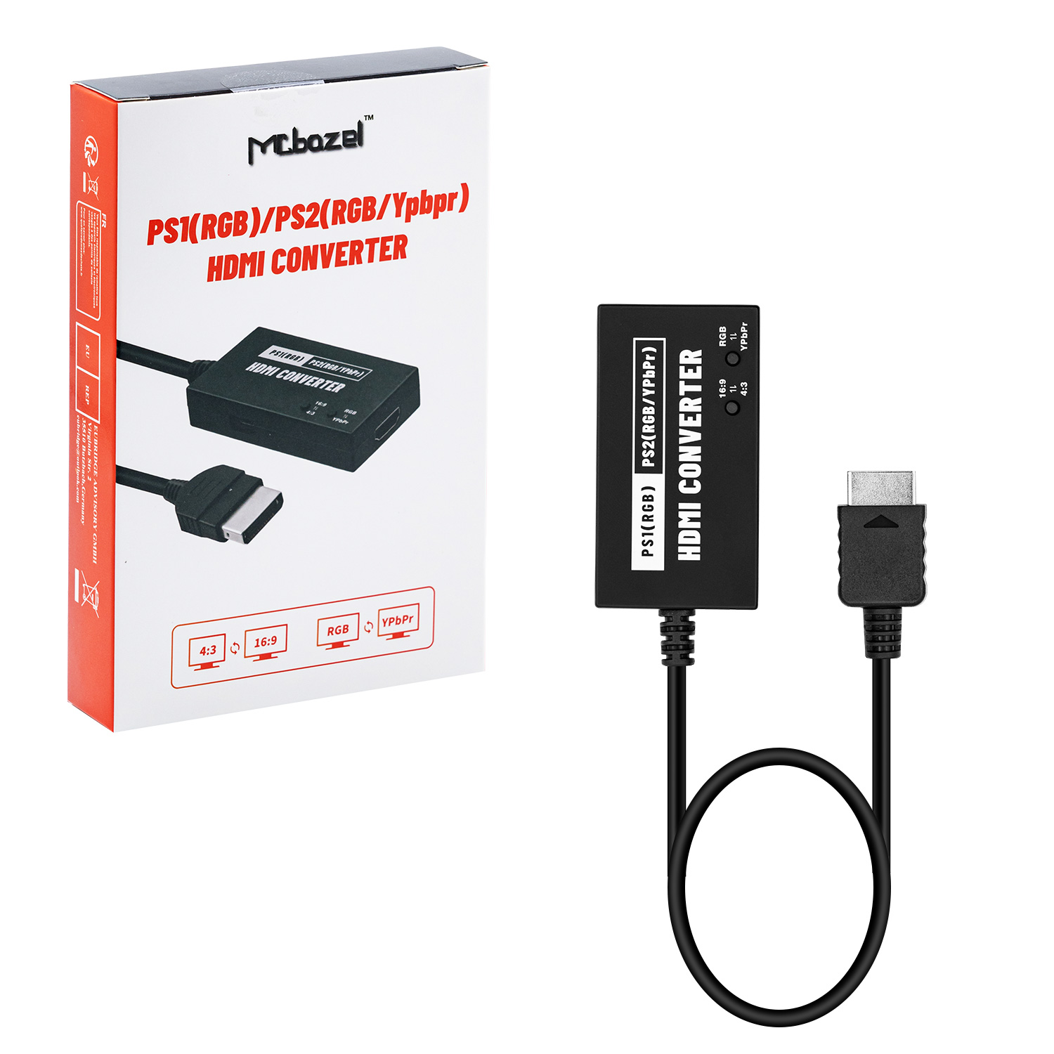 Mcbazel Multifunctional RGBs/YPBPR to HDMI Adapter for PS1/PS2 | Shopee ...
