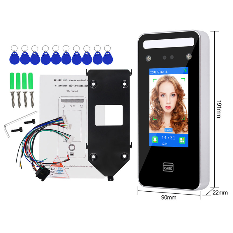 WIFI Dynamic Face Recognition Access Control System RFID Card Facial ...