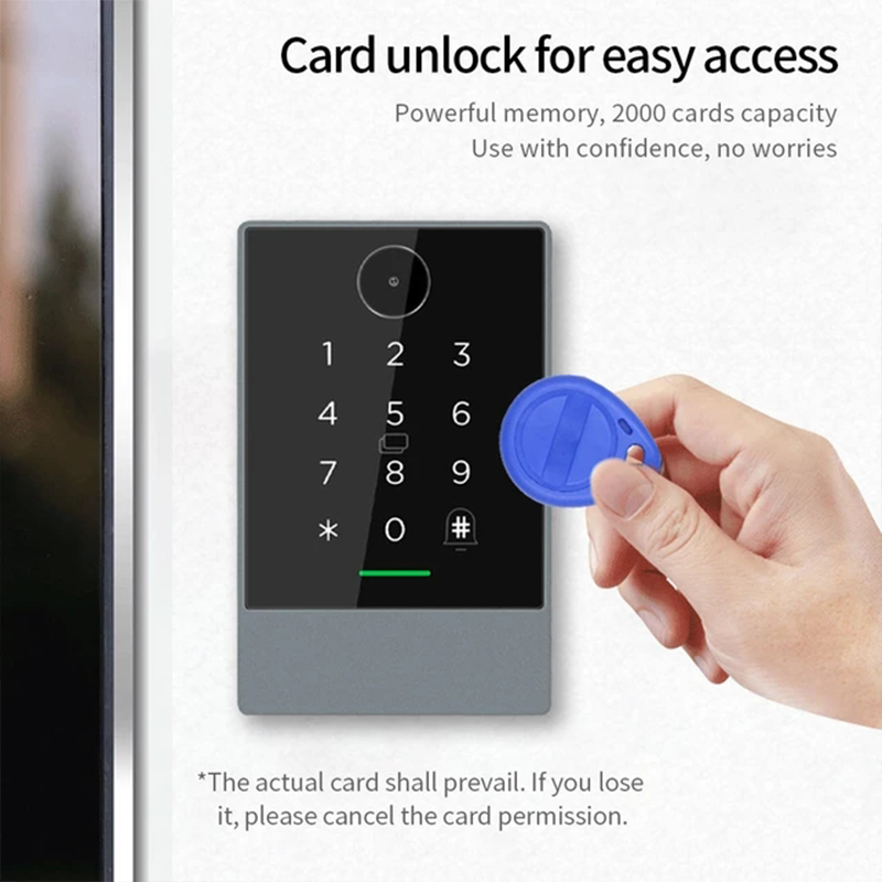 TTLOCK QR Code Access Control Reader 13.56Mhz Rfid IP67 Waterproof ...