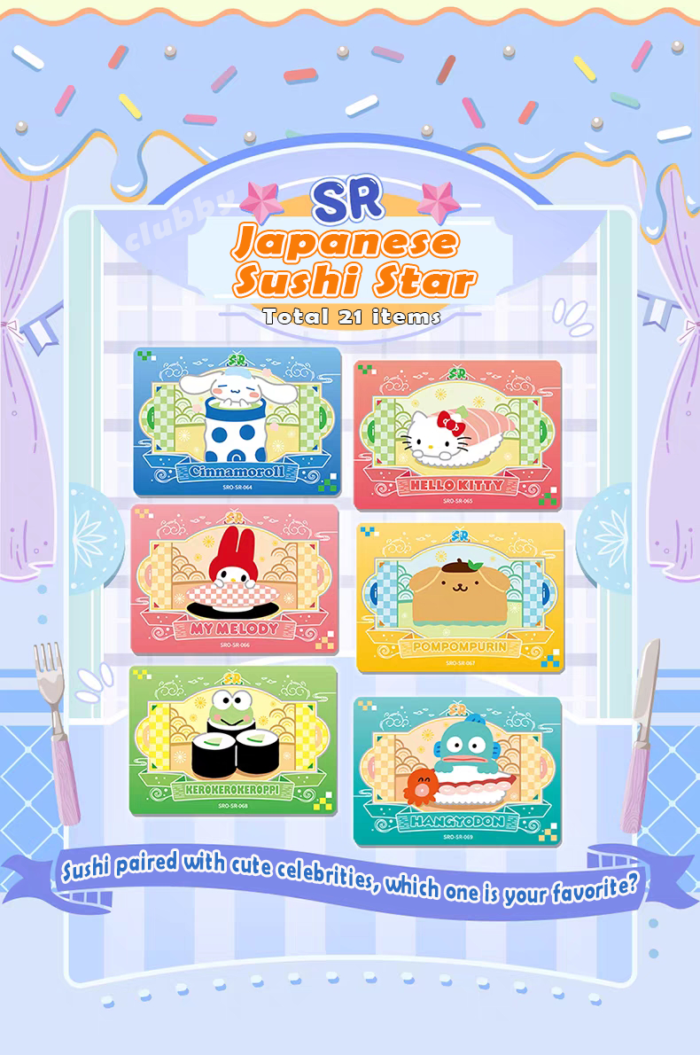 120PCS Sanrio card Kuromi melody rare UR/CR/SSR kad Anime kids cny gift ...