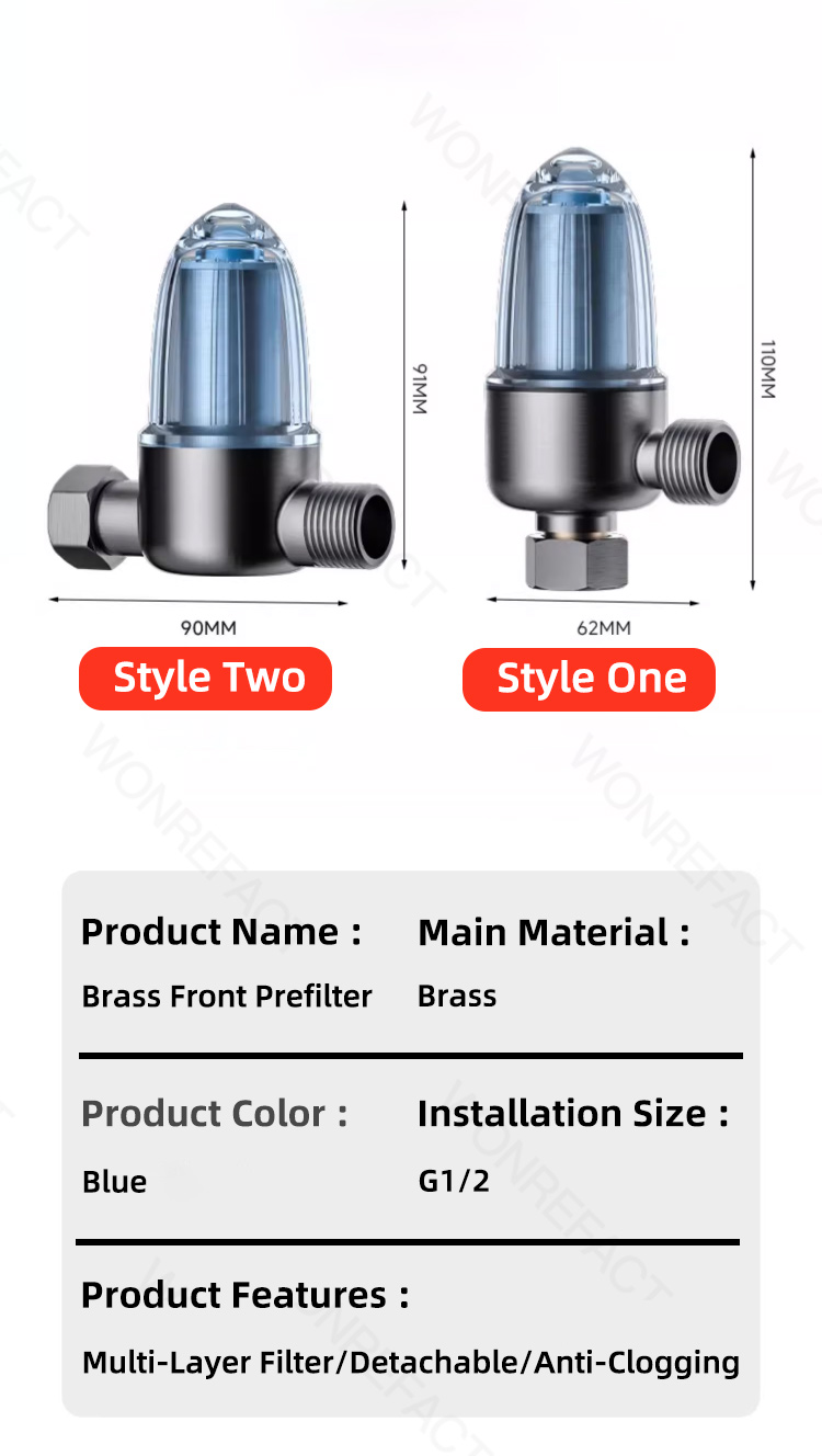 Bathroom Water Heater Sediment Filter Element Detachable Stainless ...