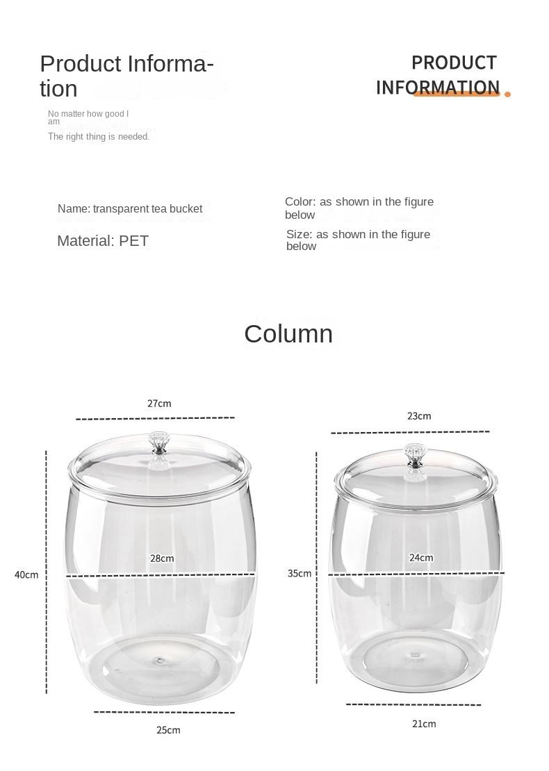 Storage Sealed Tank with Lid Moisture-Proof Storage Bottle Food Grade ...