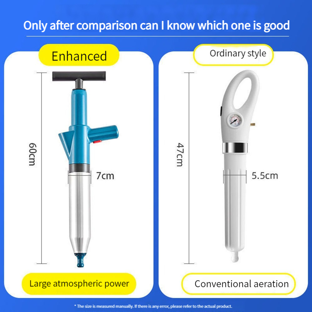 Toilet Plunger High Pressure Air Drain Blaster Pipe Pump