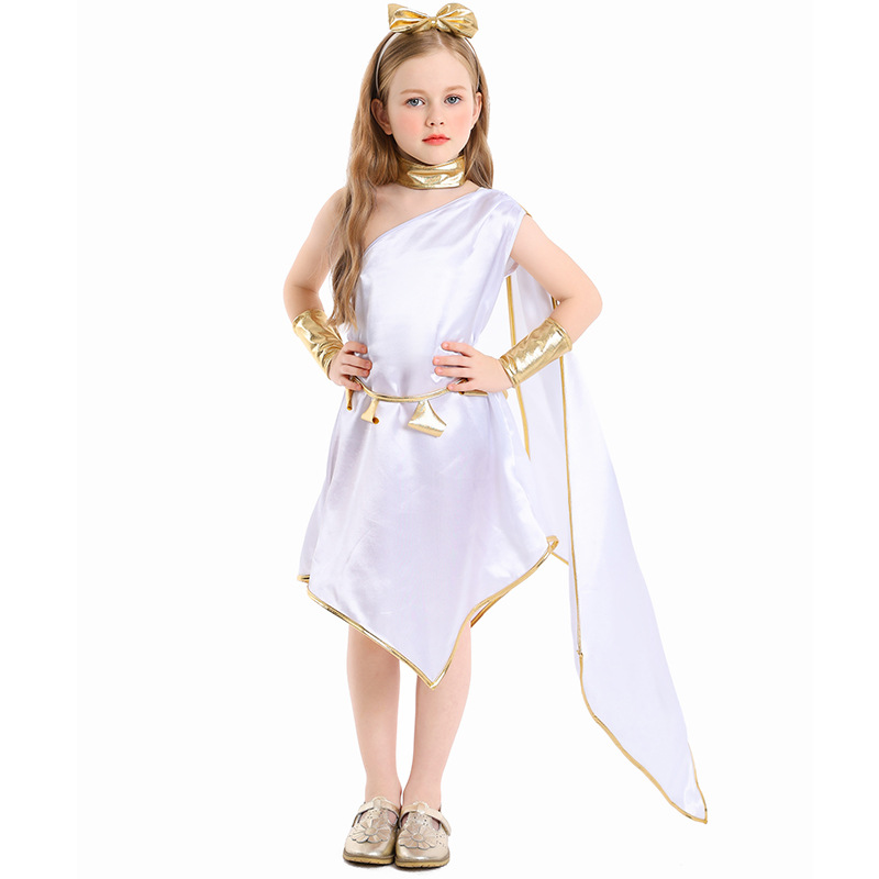 Angel Costume Kids White Dress main image 0