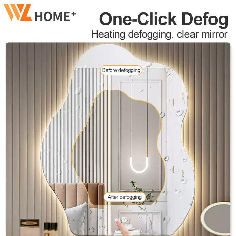 Makeup Mirror with Light Vanity Mirror Mirror Light Cermin Lampu Cloud ...