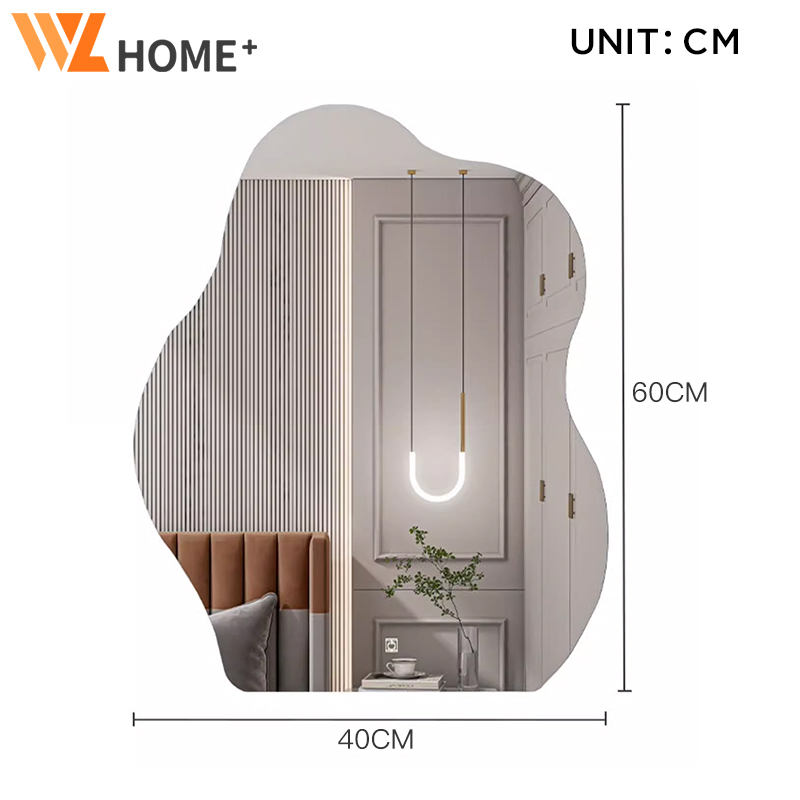 Makeup Mirror with Light Vanity Mirror Mirror Light Cermin Lampu Cloud ...
