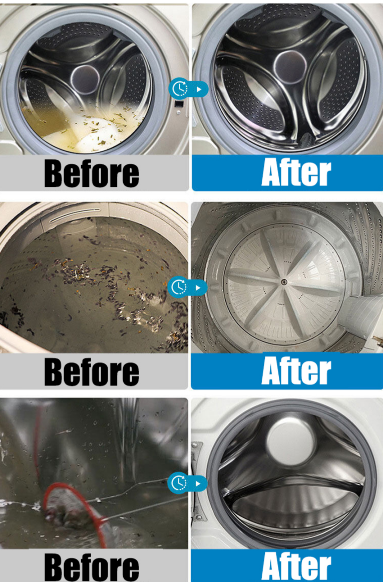 Removes 10 years of dirt Washing machine cleaner 24PCS 洗衣机爆氧粉sabun cuci