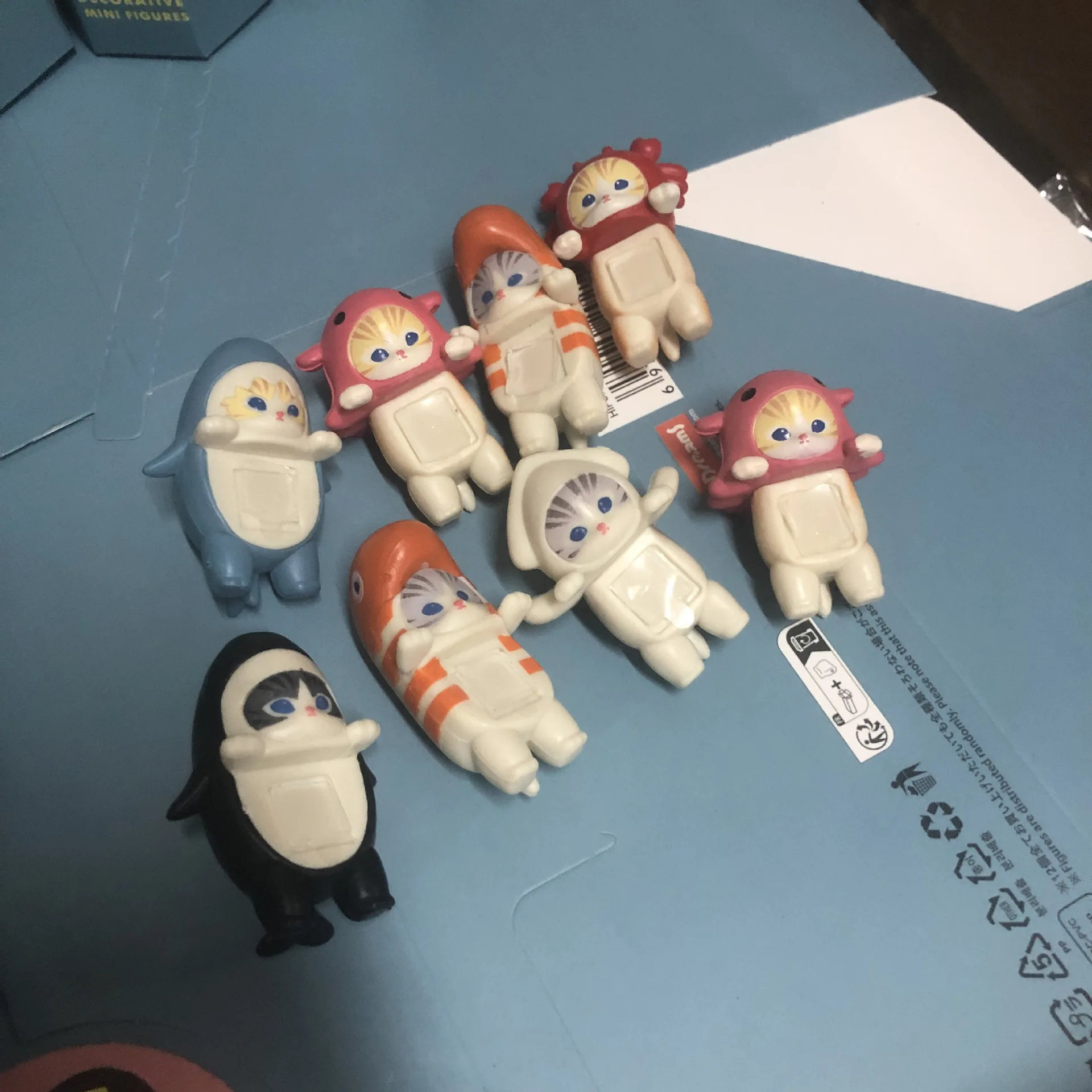 Mofusand Hippers Blind Box Mini Figure Shark Cat Sonny Angel Doll Toy
