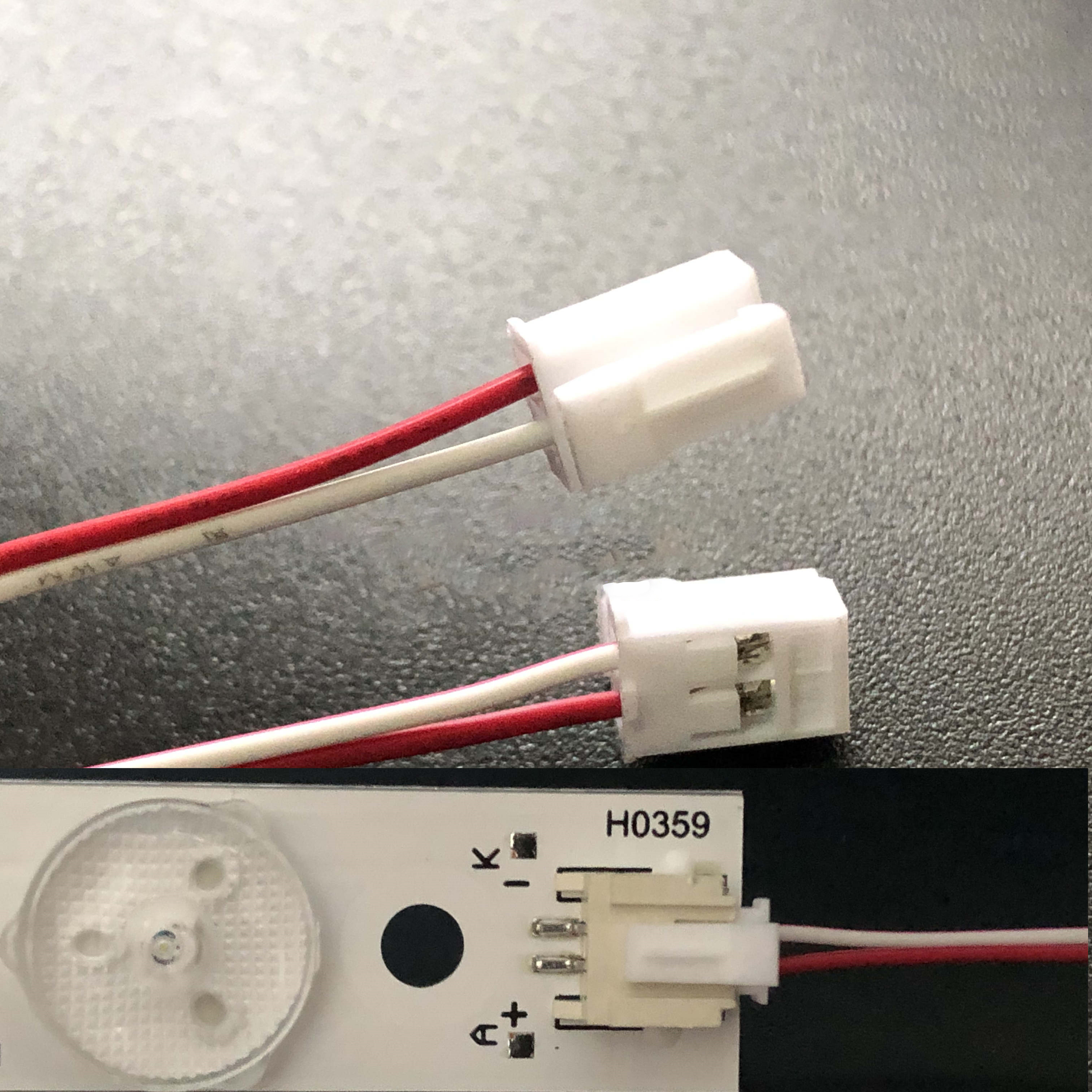 10pcs LCD LED light strip connection line plug line light pipeline LCD ...
