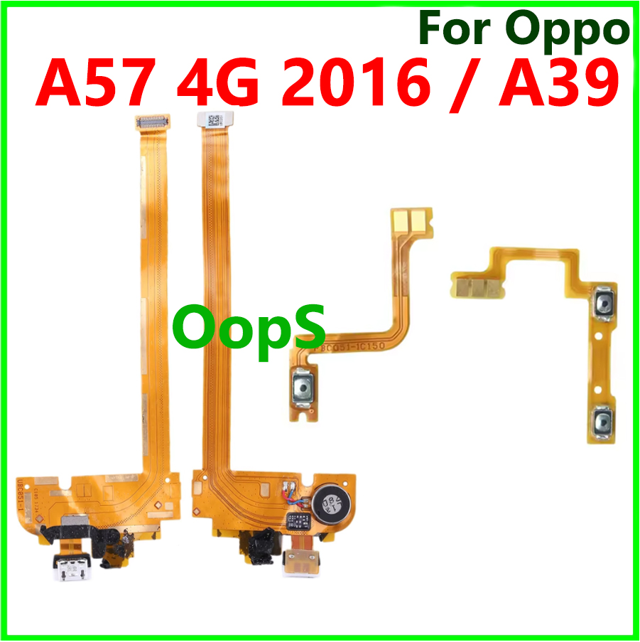 For Oppo A57 2016 4G Microphone Charging Ribbon Flex USB Chager MIC ...