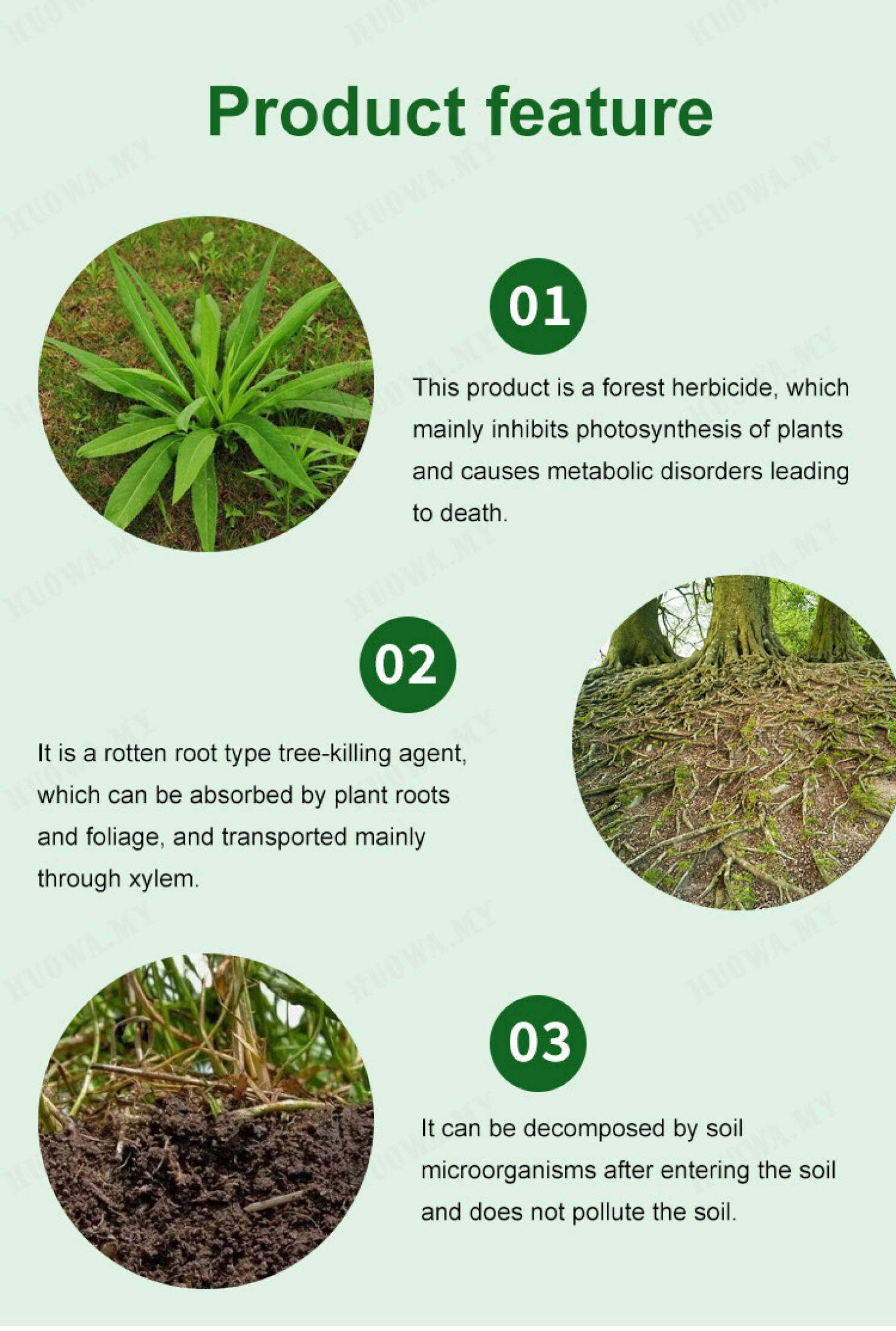 【Strong destructive power】Effective weed control Removing big trees and ...