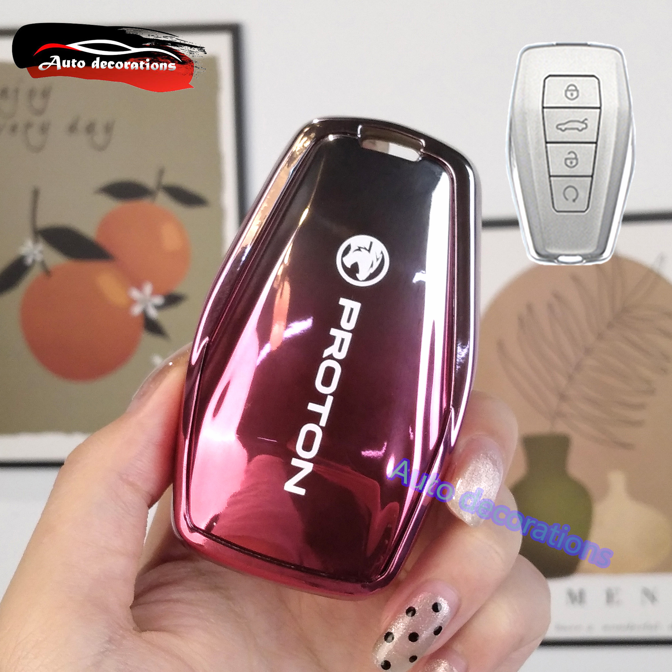 Proton X50 S70 X90 S90 car key case Protonsmart car keychain gradient ...