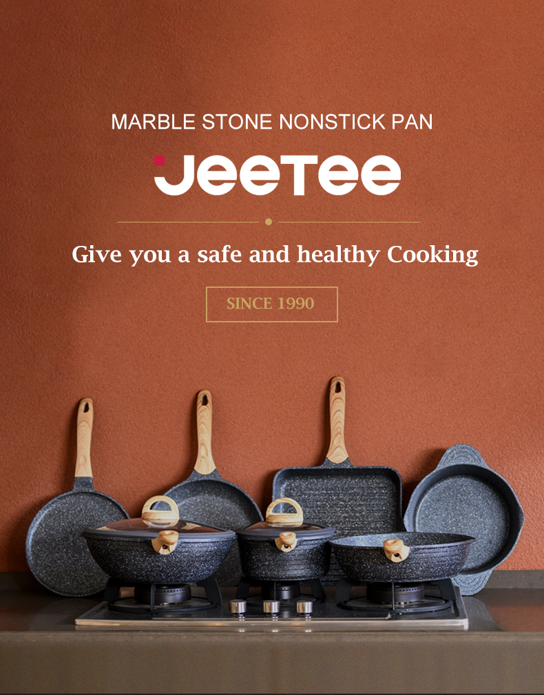 JEETEE 7PCS Non Stick Cookware Set Granite Pan Set Induction periuk ...