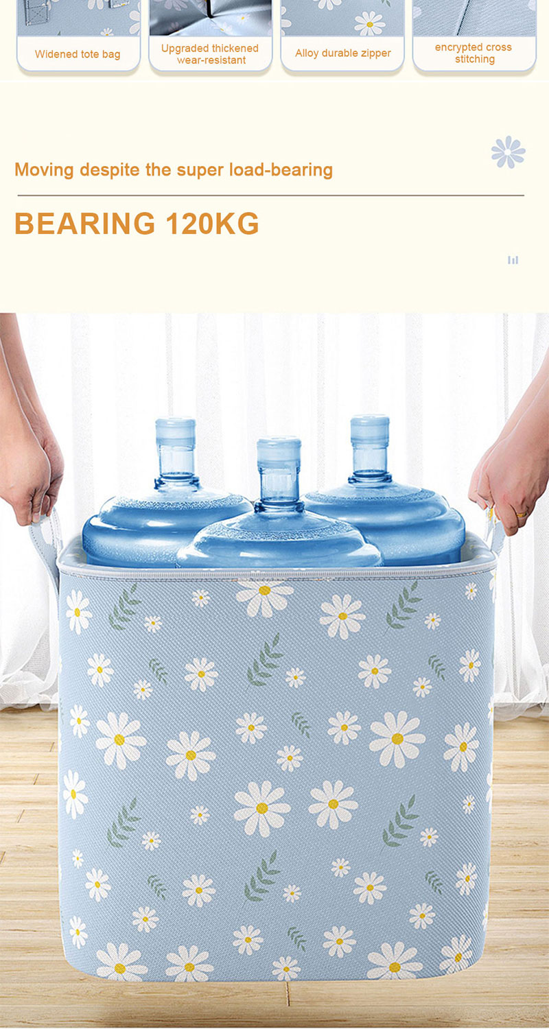 New 180/220L Daisy Storage Bag Large Storage Box Clothes Organizer ...