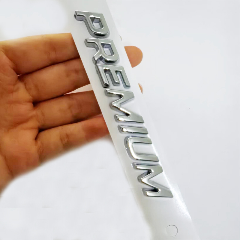 1 x ABS PREMIUM Letter Car Auto Decorative Emblem Badge Decal Sticker ...