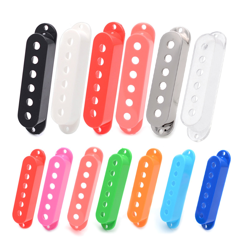 2Pcs ST Guitar Single Coil Open Pickup Cover ABS Cover 48/50/52MM Multi ...