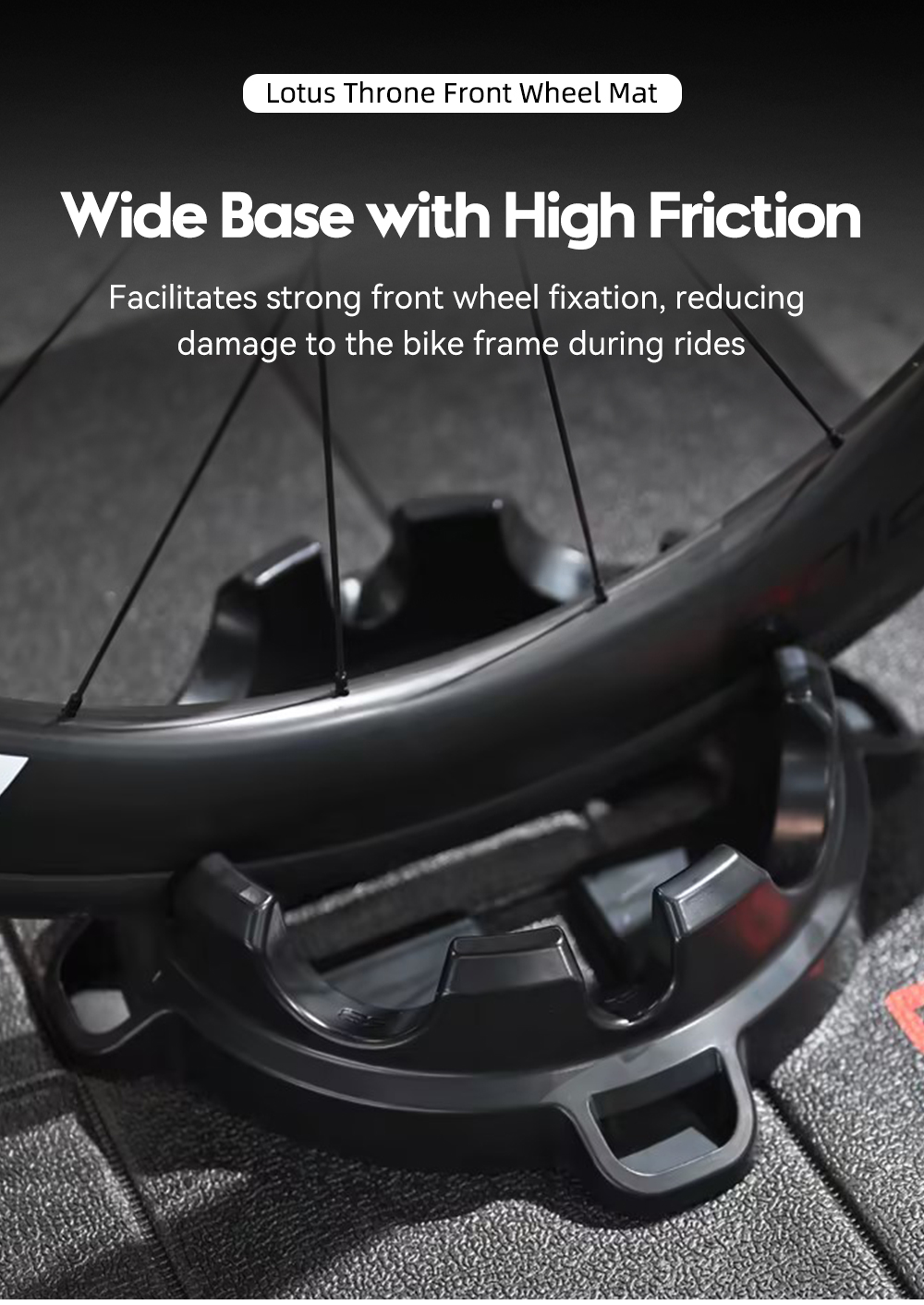 ThinkRider Bike Trainer Front Wheel Block, Suitable for 700C, 26/27.5/ ...
