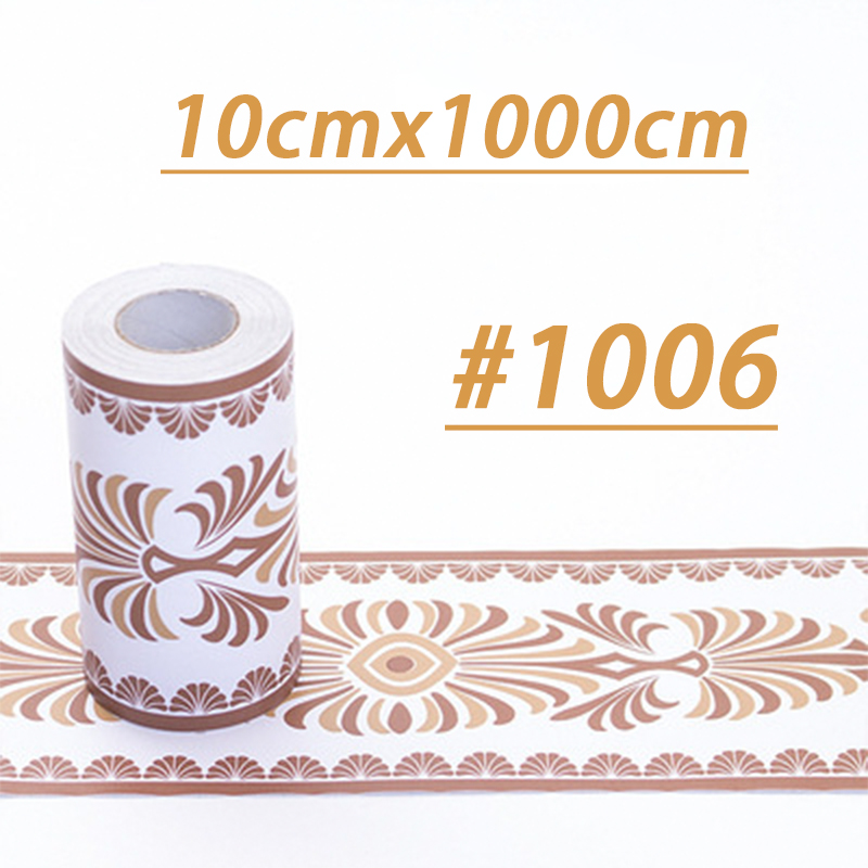 10 Meters Self-adhesive Waistline Wall Sticker Living Room Kitchen ...